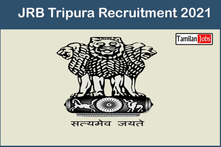 JRB Tripura Recruitment 2021