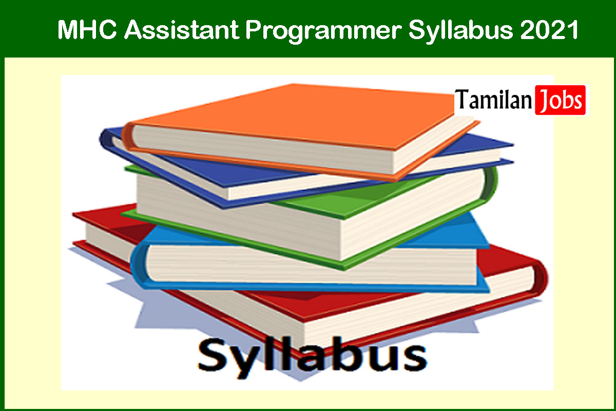 MHC Assistant Programmer Syllabus 2021