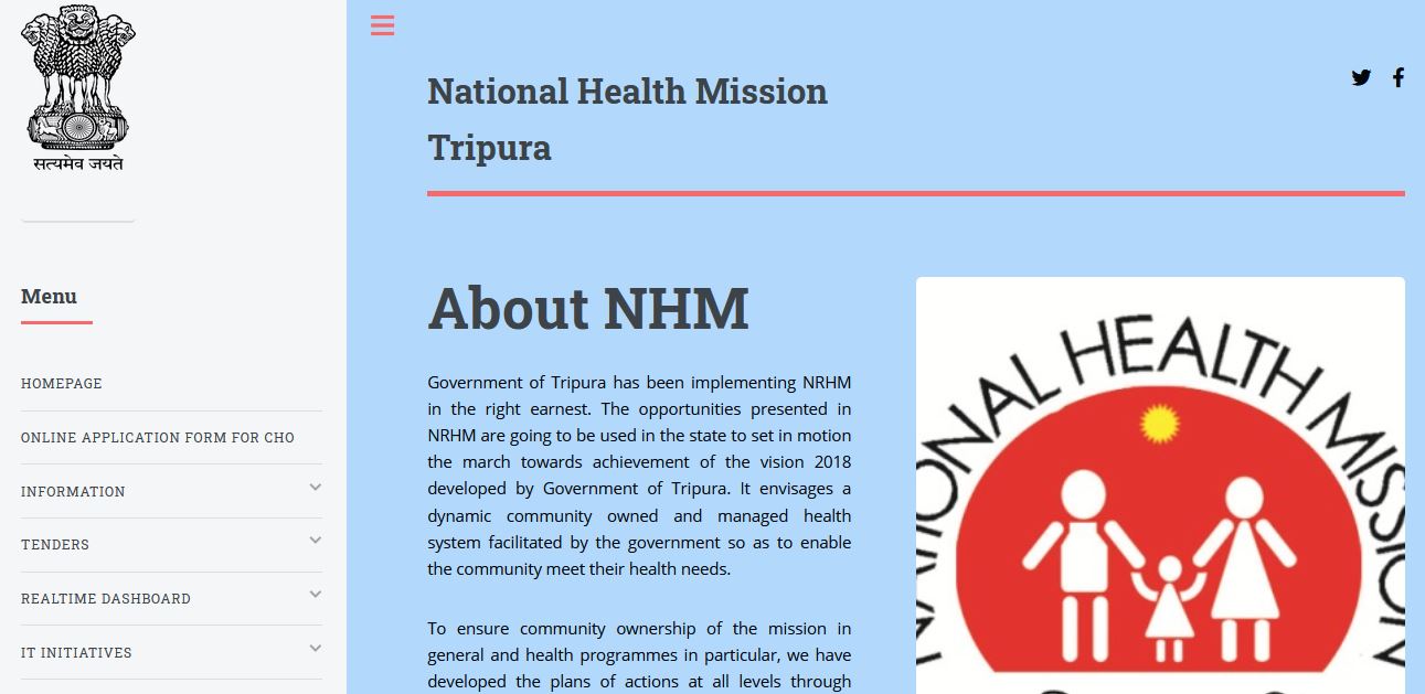 Nhm Tripura Cho Admit Card 2021