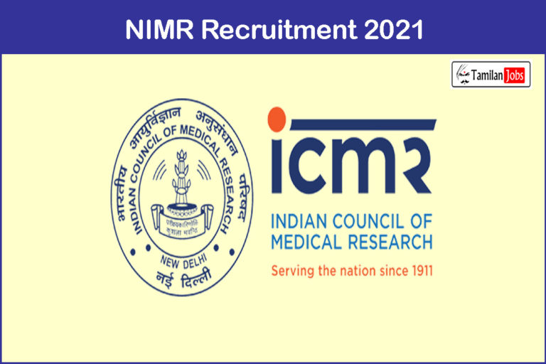 NIMR Recruitment 2021
