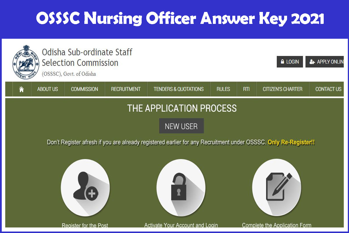 OSSSC Nursing Officer Answer Key 2021