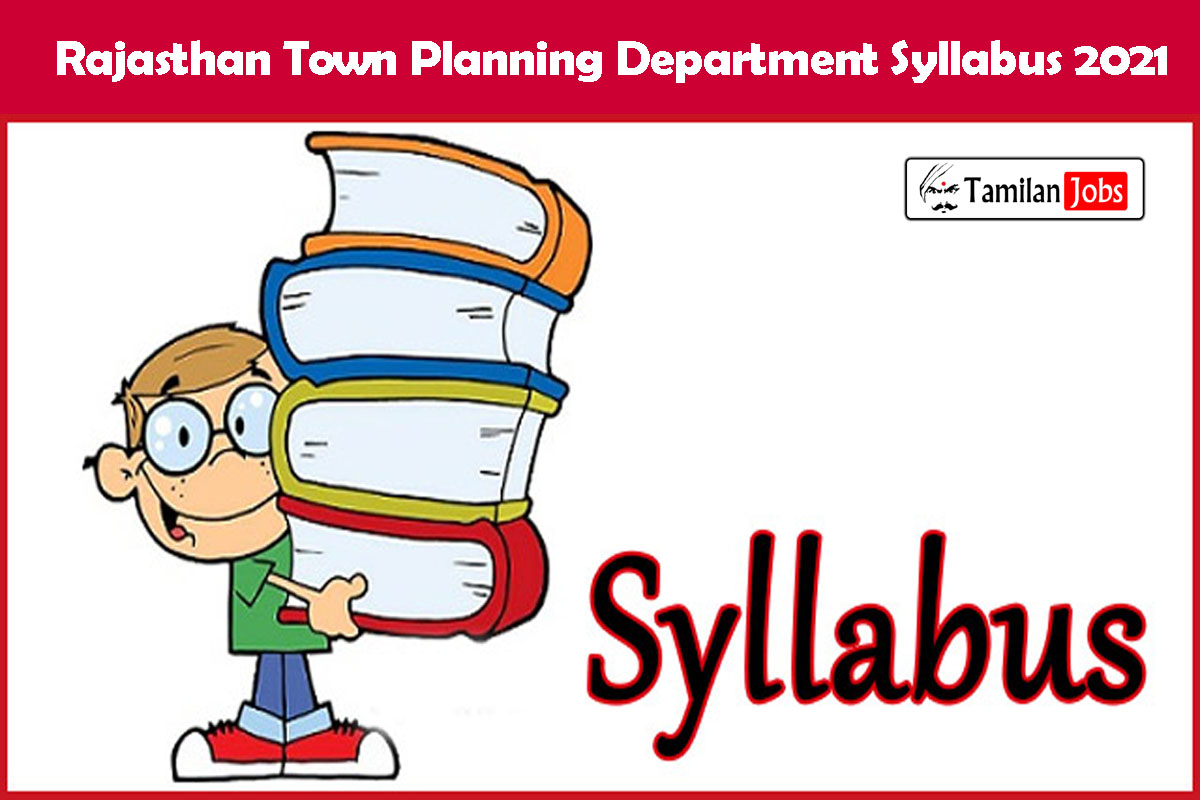 Rajasthan Town Planning Department Atp Syllabus 2021