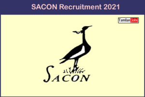 SACON Recruitment 2021
