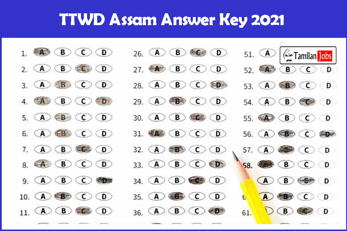 Ttwd Assam Answer Key 2021