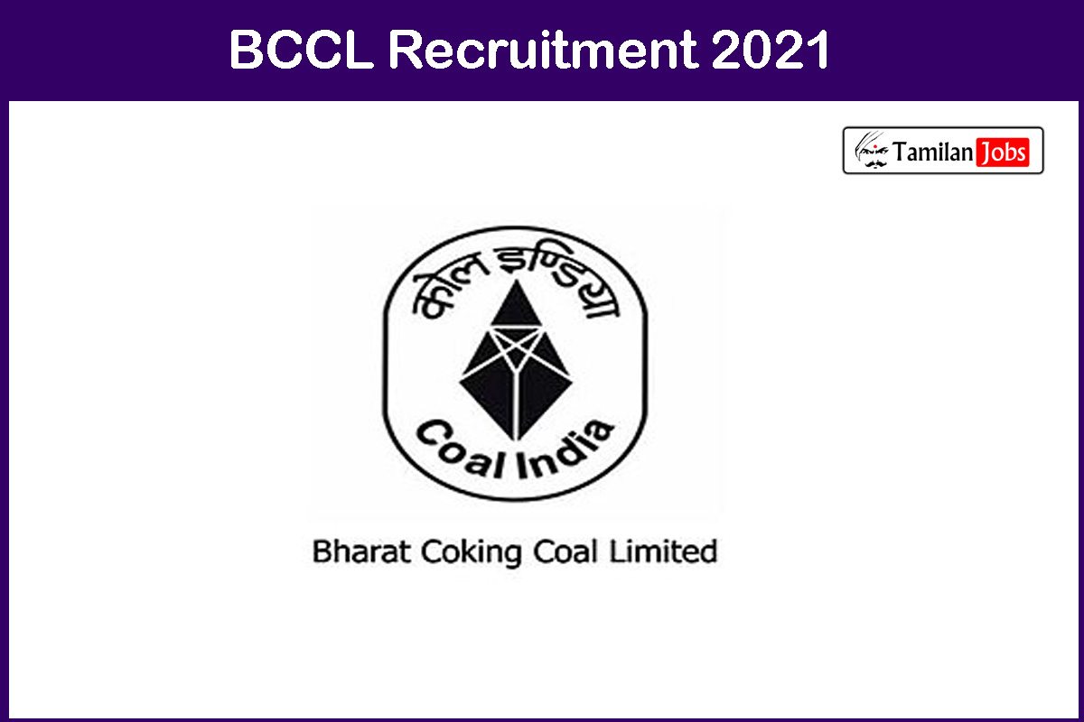 BCCL Recruitment 2021