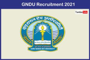 GNDU Recruitment 2021