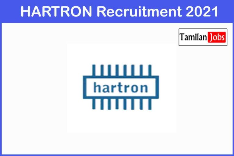 HARTRON Recruitment 2021