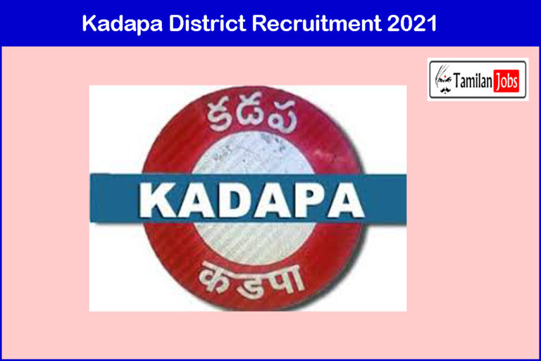 Kadapa District Recruitment 2021