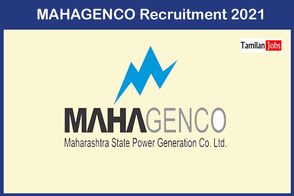 MAHAGENCO Recruitment 2021