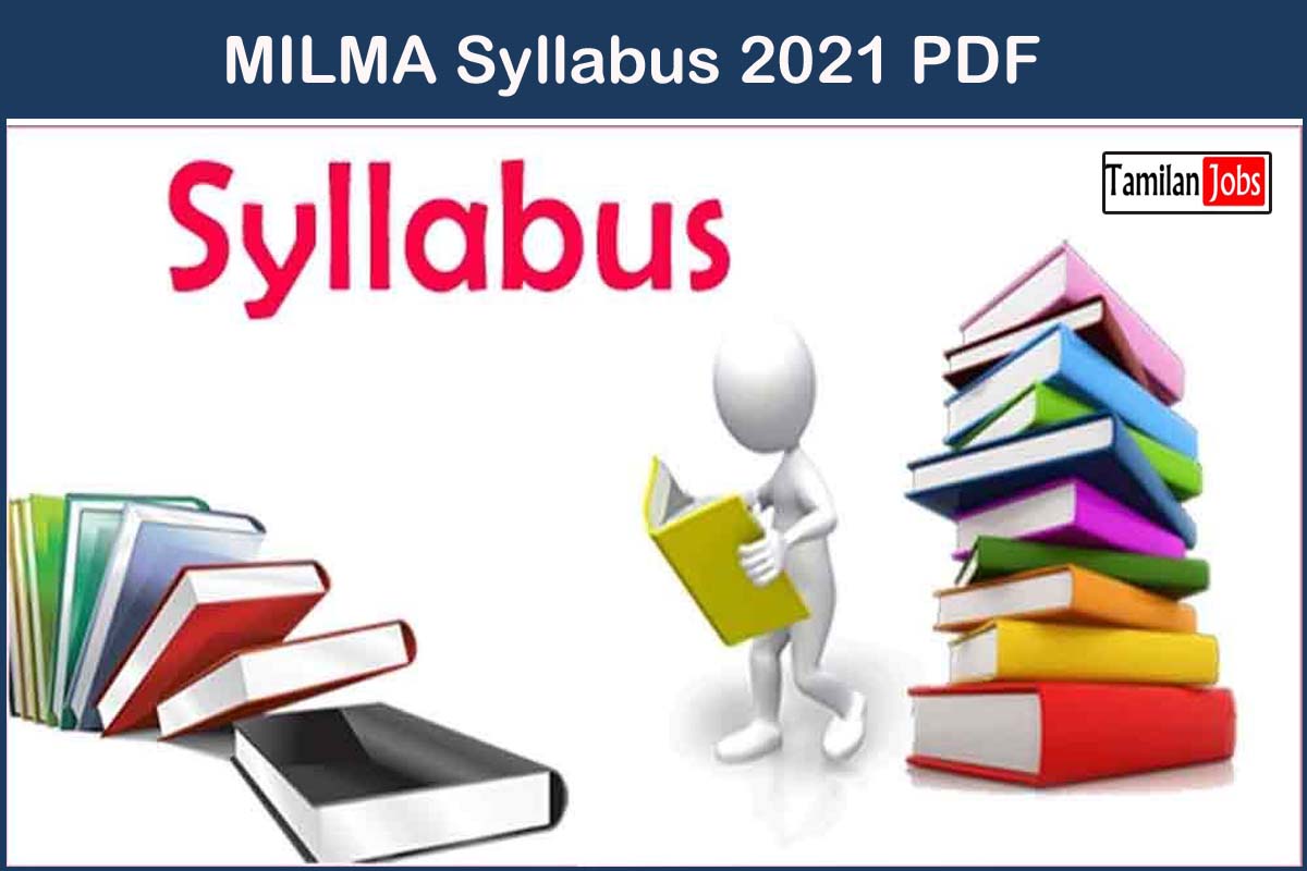 MILMA Syllabus 2021 PDF