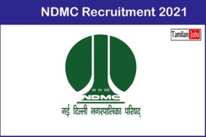 NDMC Recruitment 2021