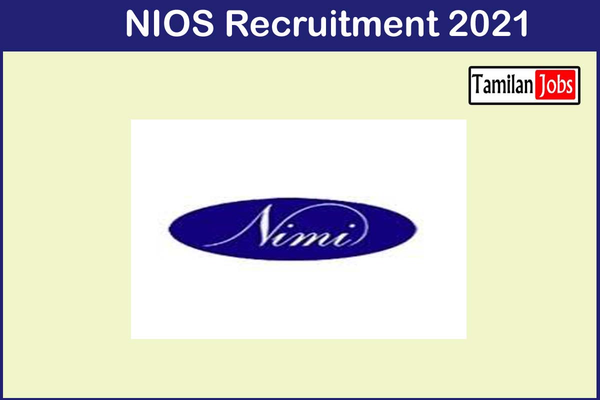 NIMI Recruitment 2021