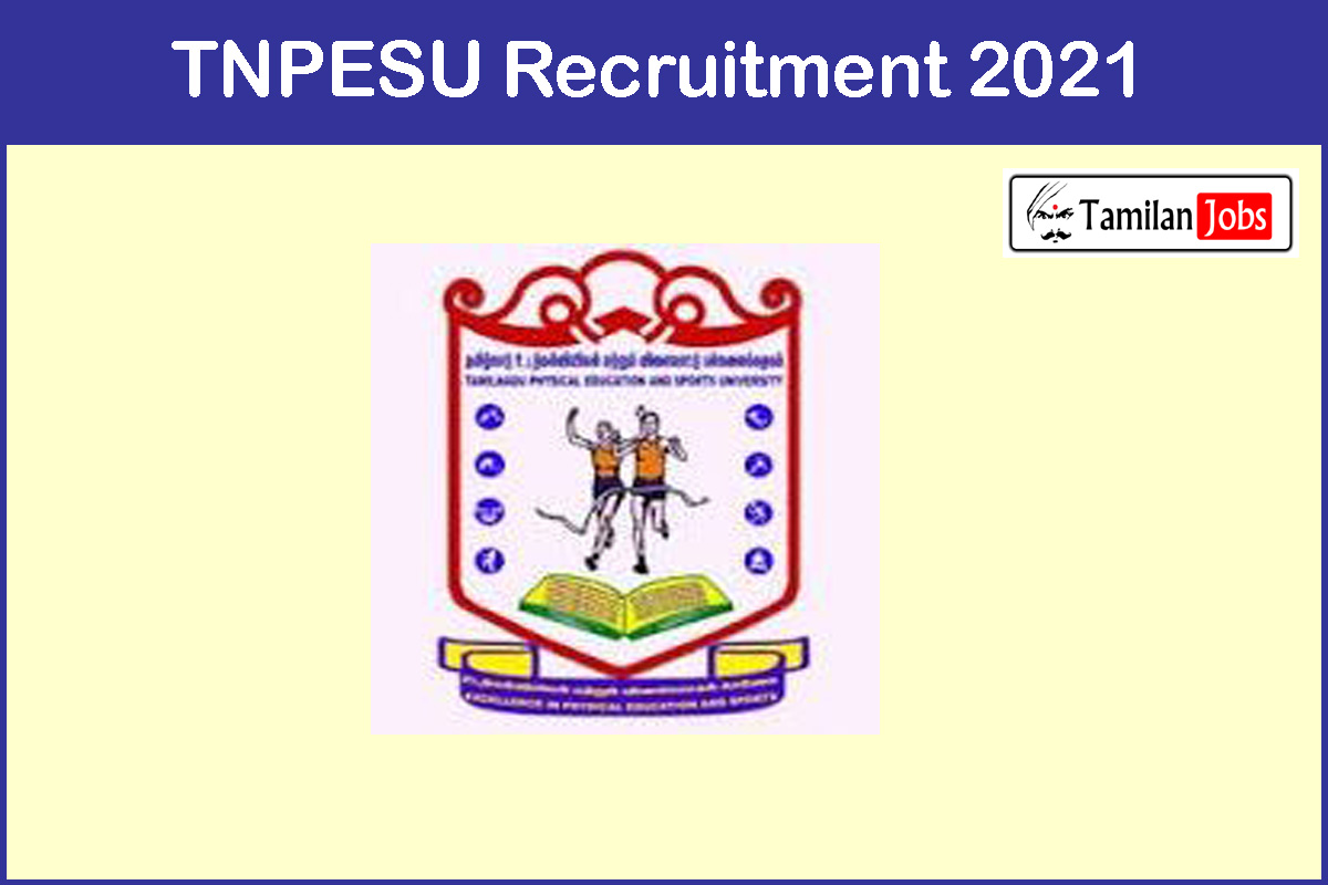 TNPESU Recruitment 2021