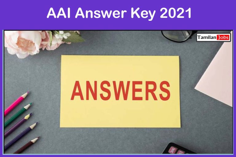 AAI Answer Key 2021