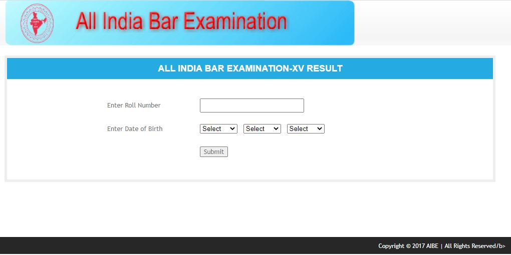 AIBE XV Result 2021