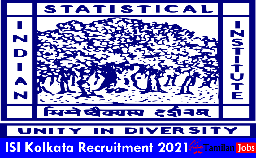 Isi Kolkata Recruitment 2021