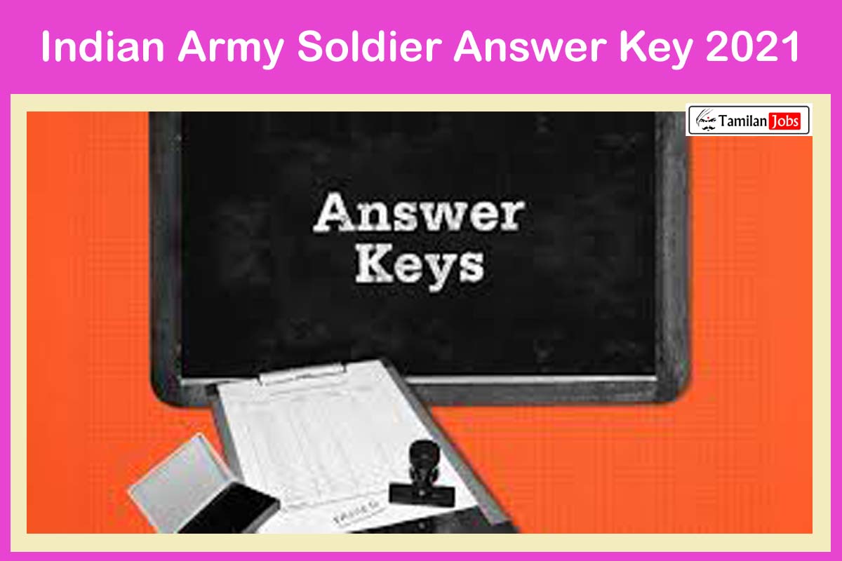 Indian Army Soldier Answer Key 2021