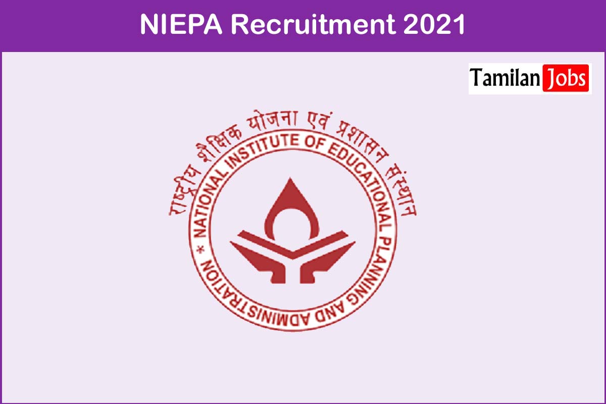 NIEPA Recruitment 2021