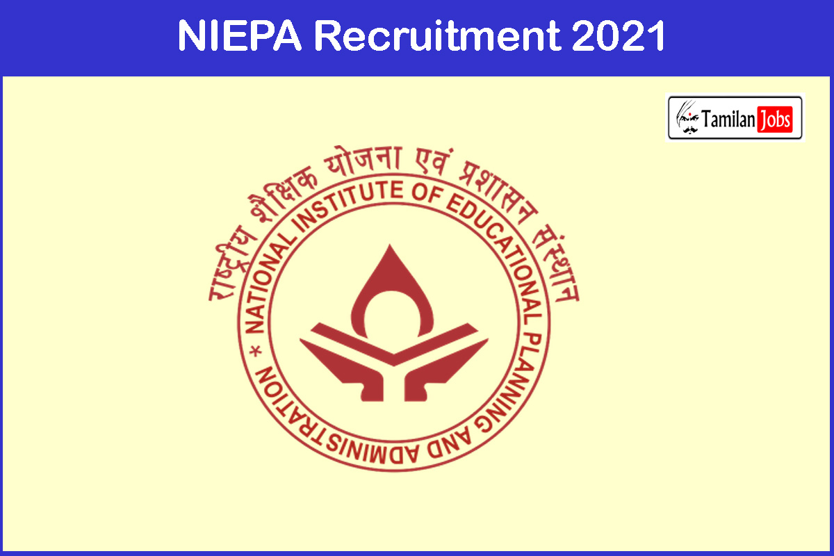 NIEPA Recruitment 2021