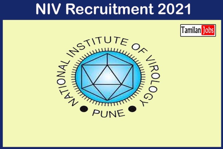 NIV Recruitment 2021