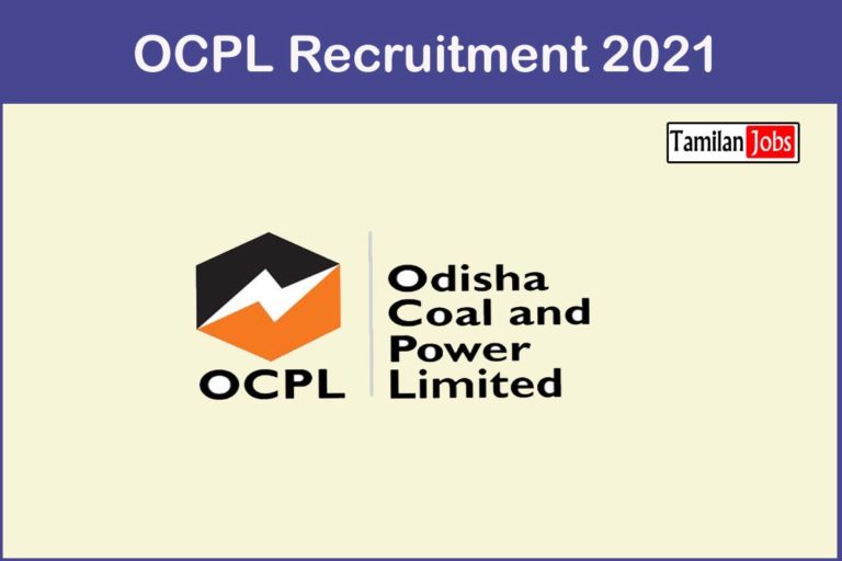OCPL Recruitment 2021