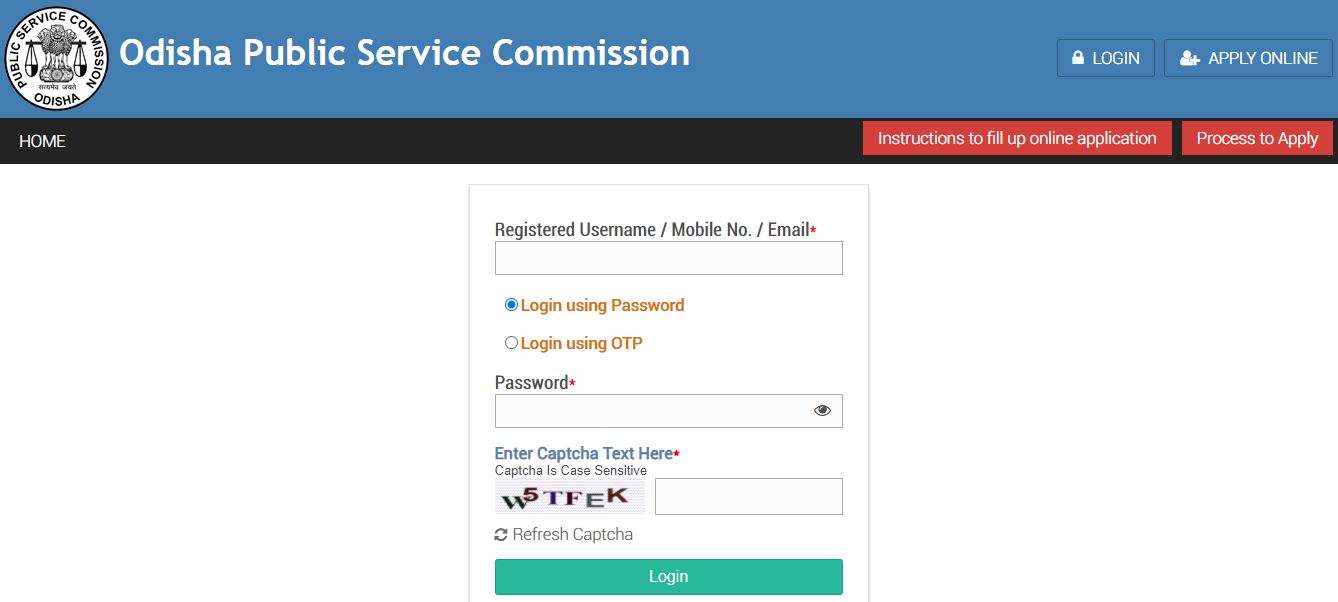 OPSC MO Admit Card 2021