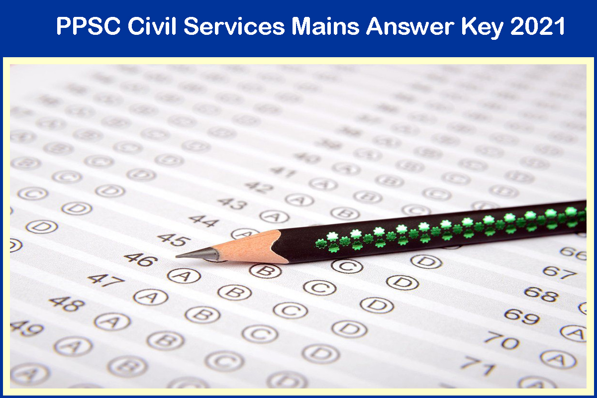 PPSC Civil Services Mains Answer Key 2021