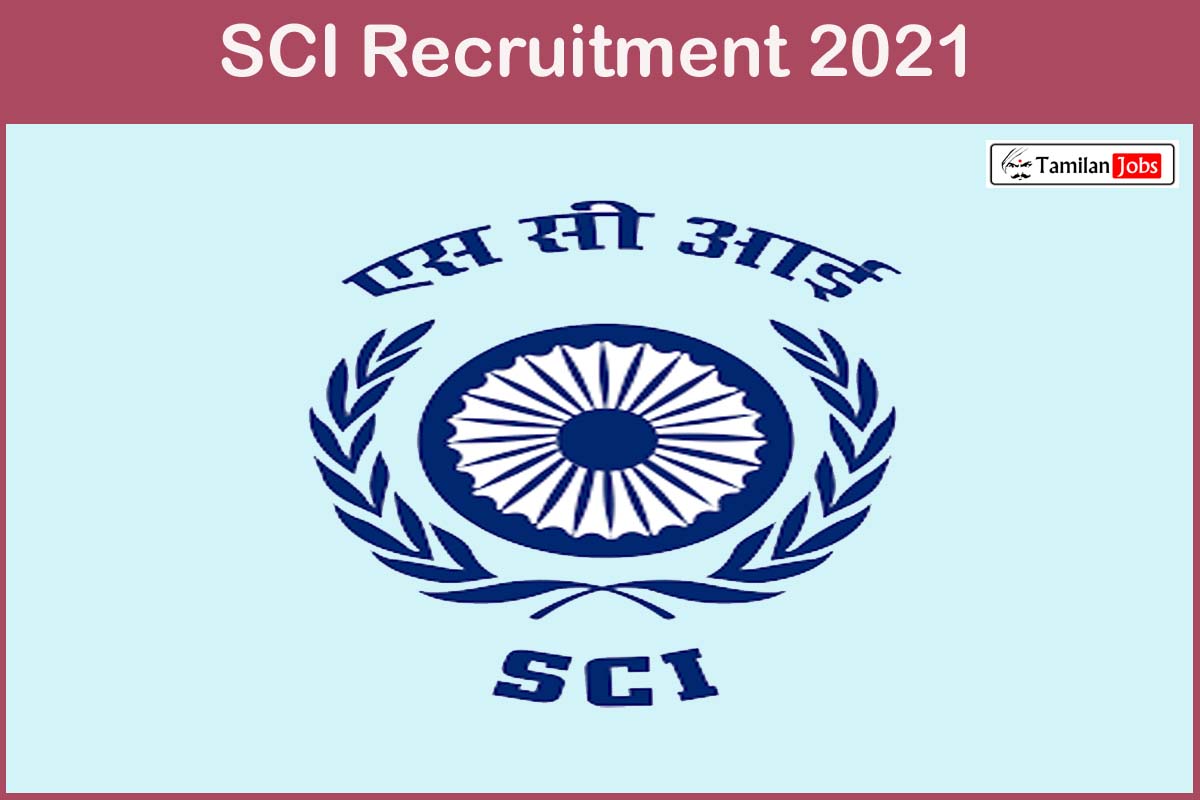 SCI Recruitment 2021