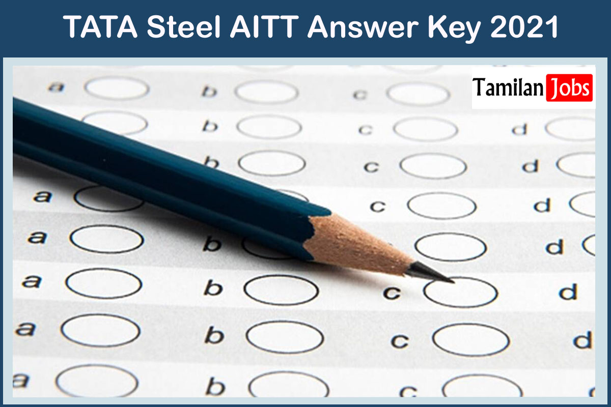 TATA Steel AITT Answer Key 2021