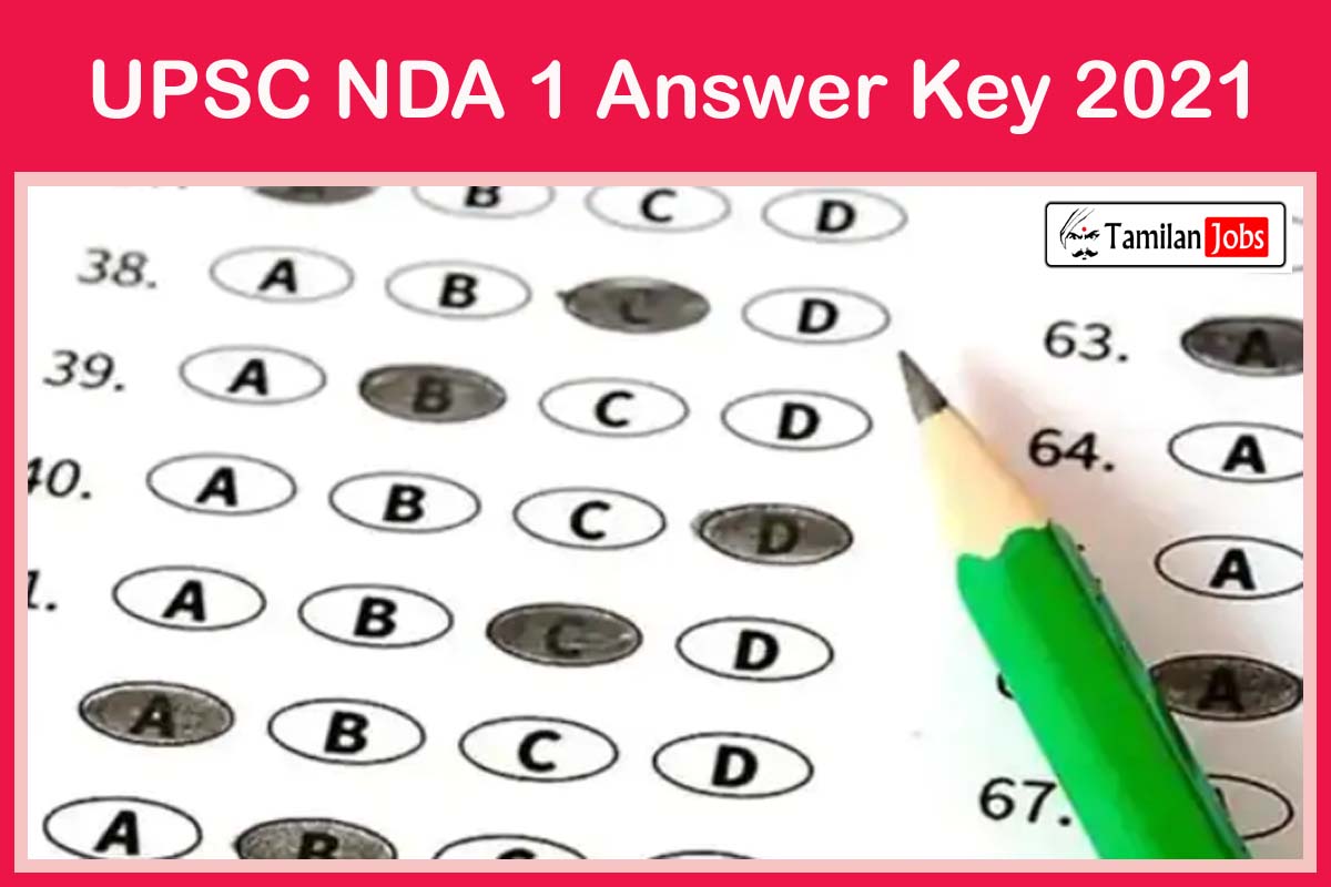 UPSC NDA 1 Answer Key 2021