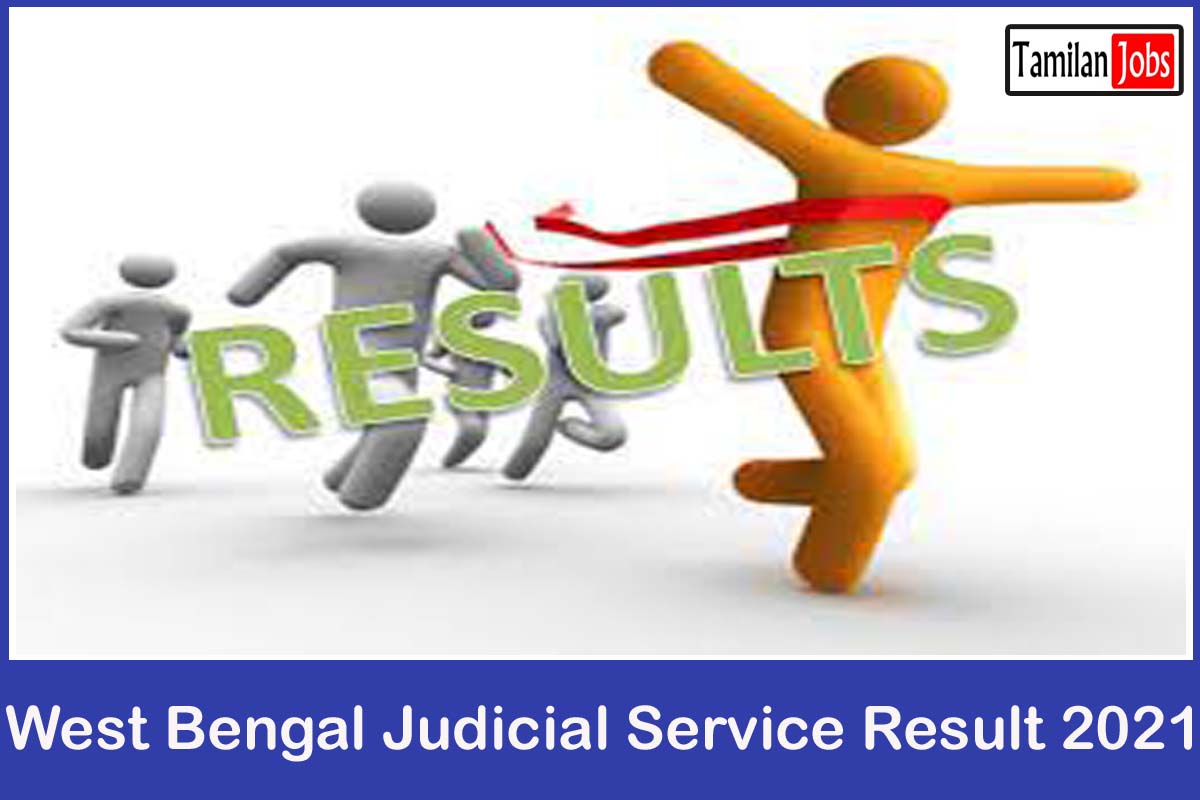 West Bengal Judicial Service Result 2021 