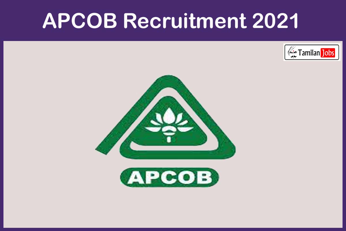 APCOB Recruitment 2021