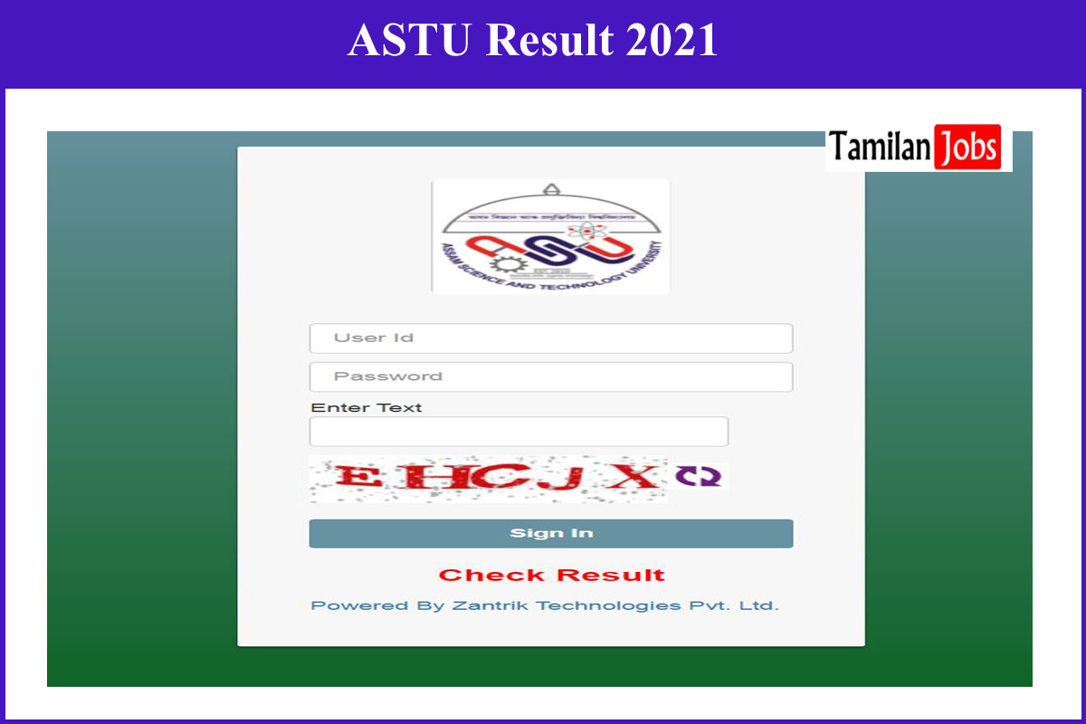 Astu Result 2021