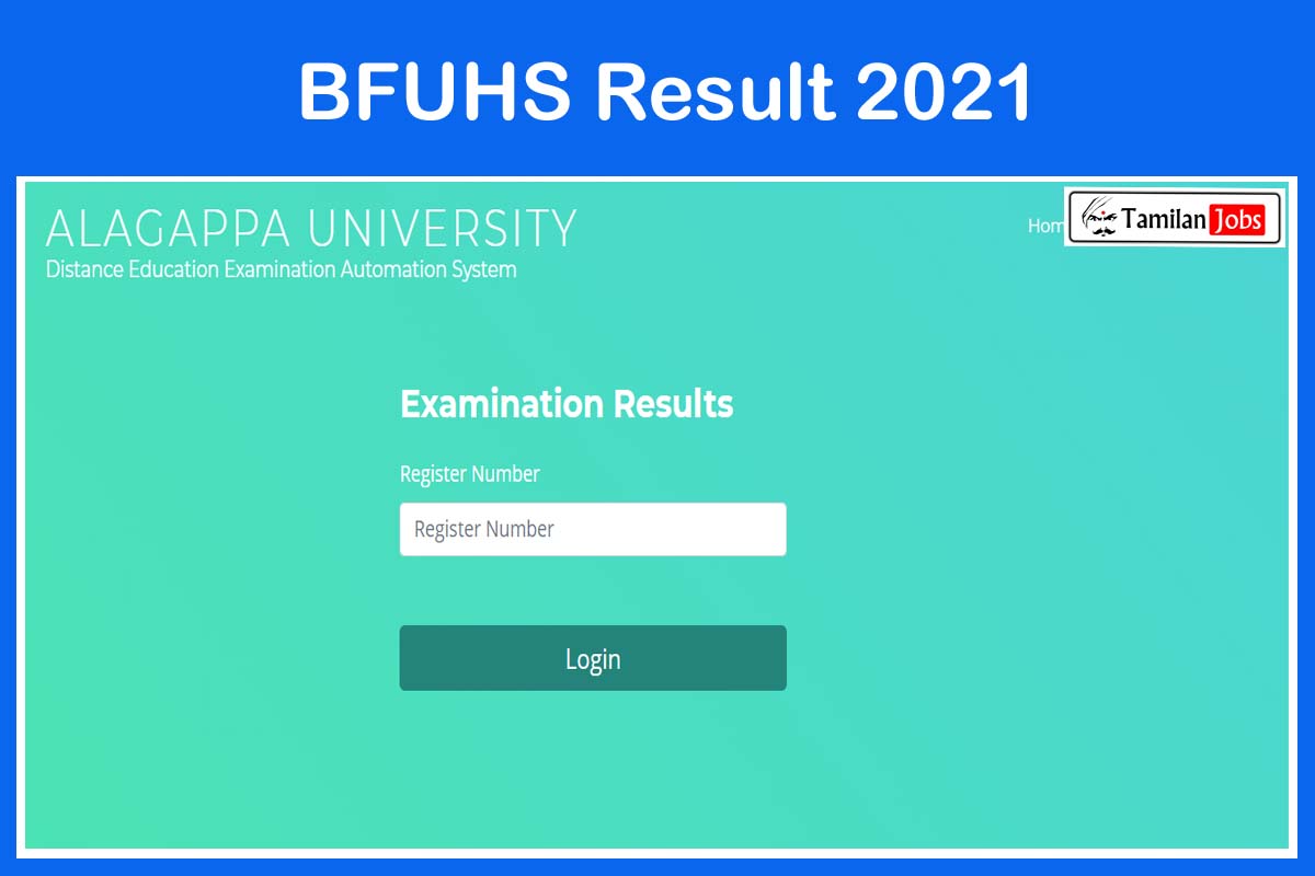 BFUHS Result 2021