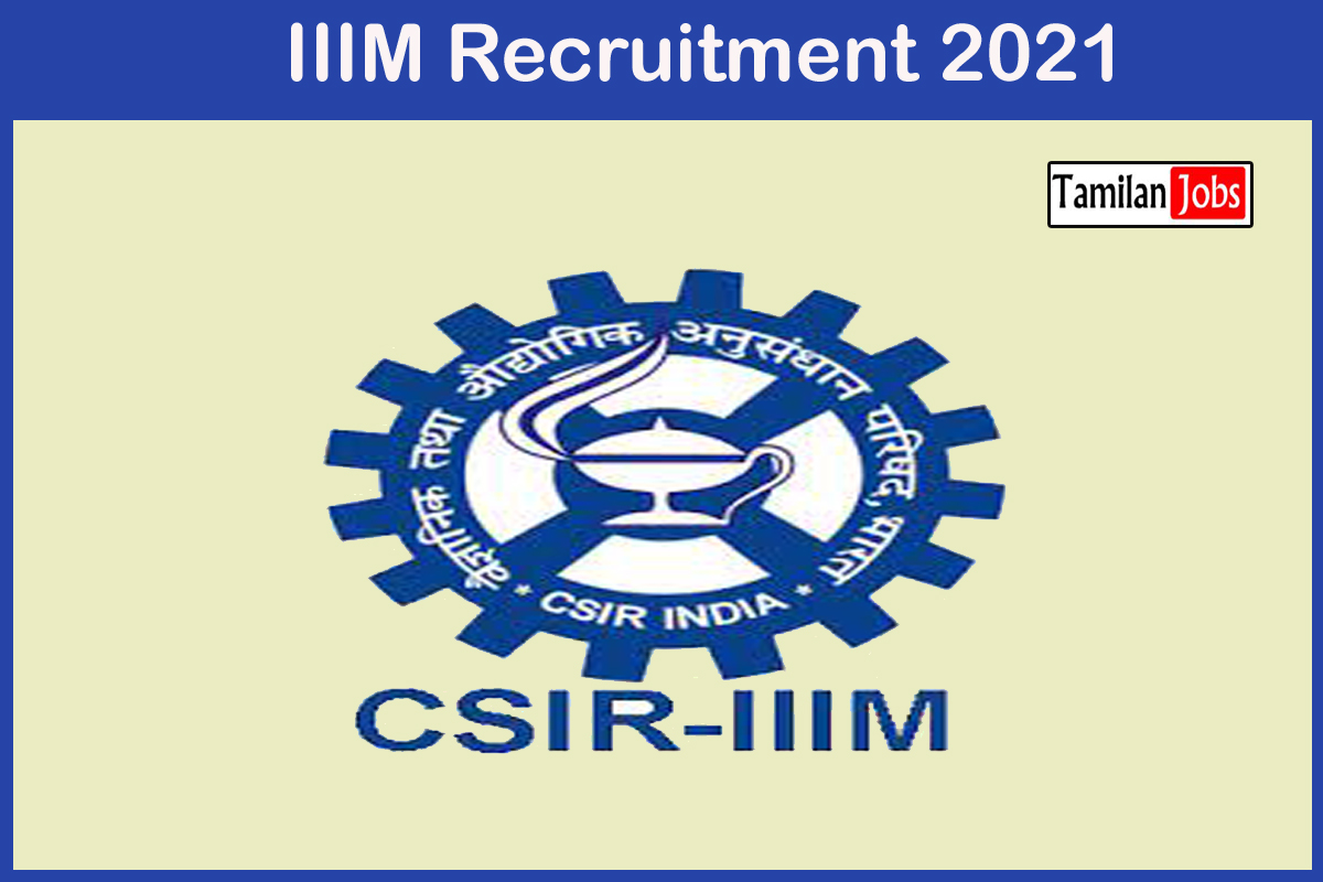 IIIM Recruitment 2021