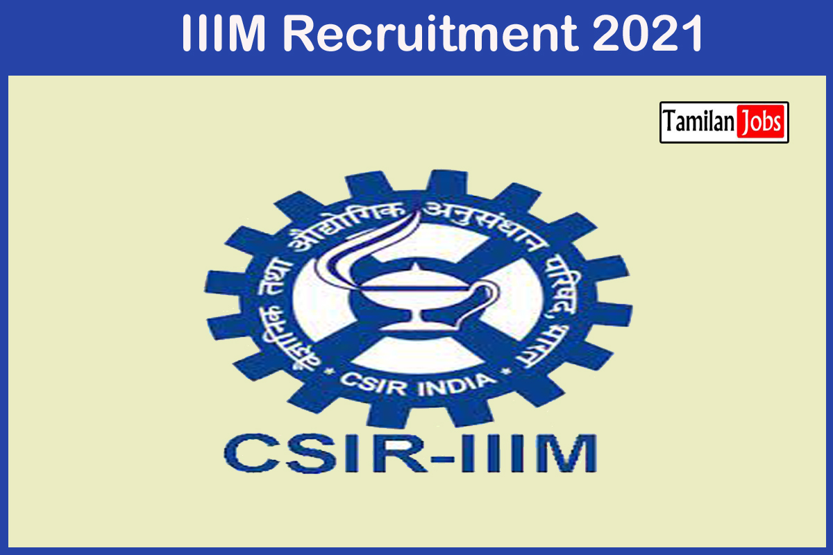 Iiim Recruitment 2021