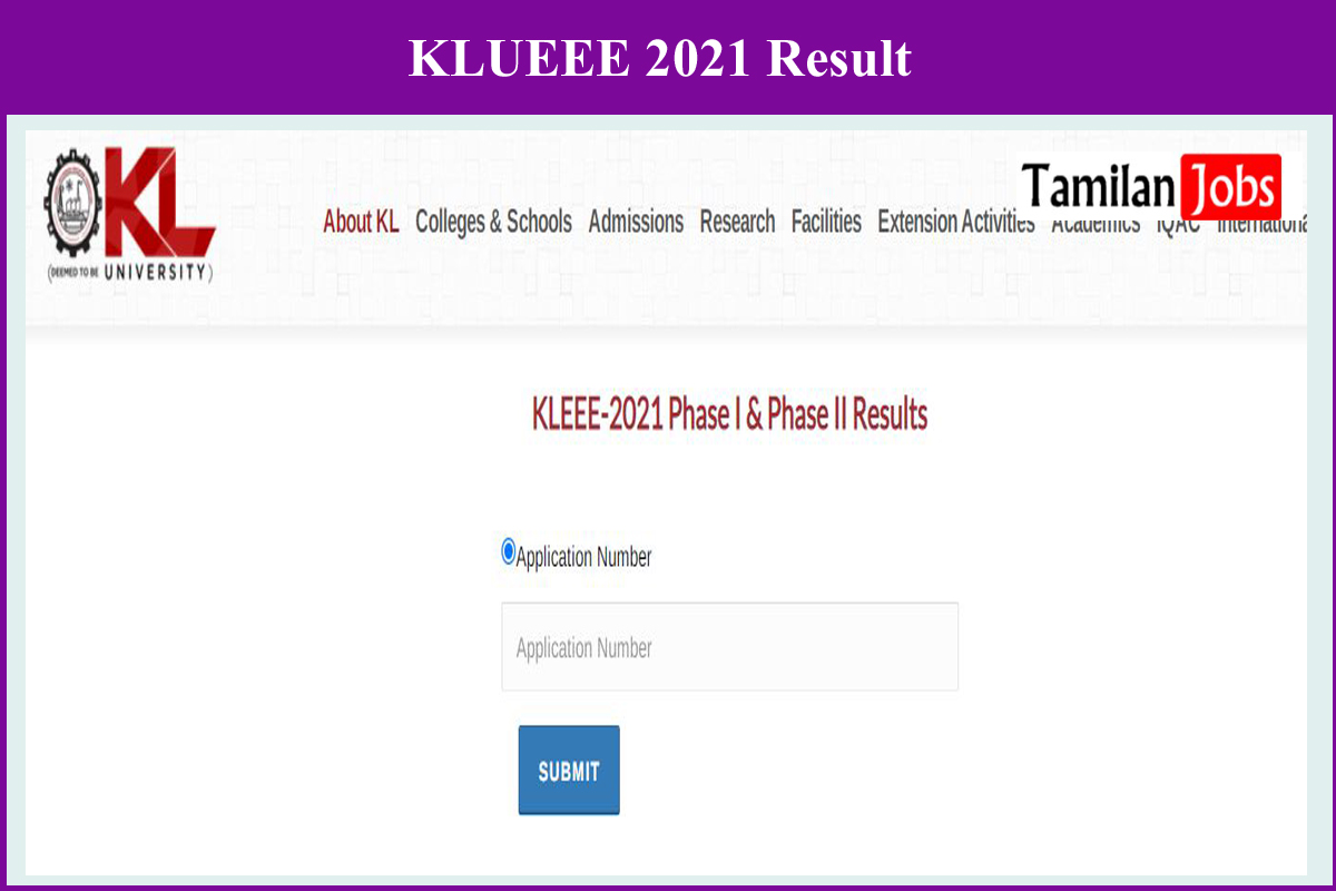 KLUEEE 2021 Result