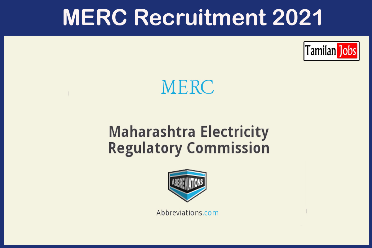 MERC Recruitment 2021