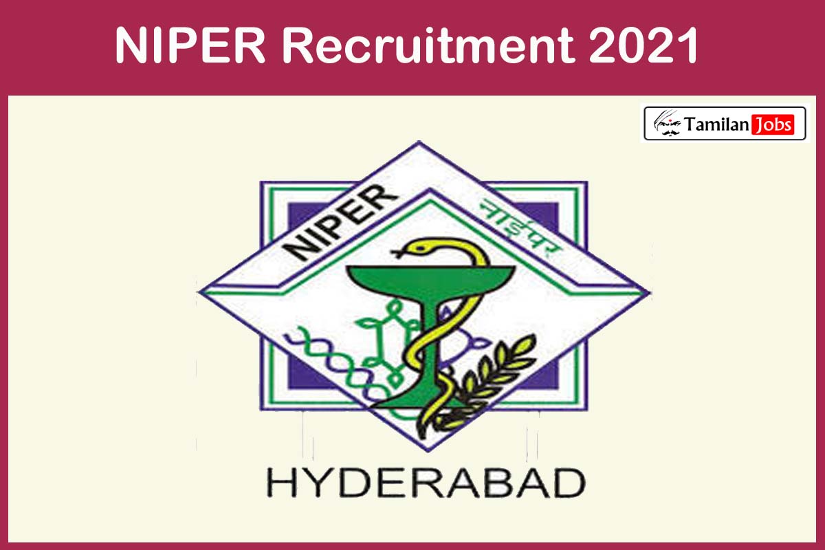 NIPER Recruitment 2021