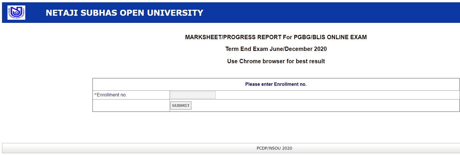 NSOU Result 2021