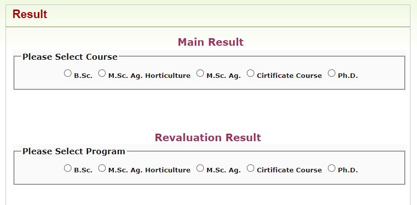 RVSKVV Gwalior Result 2021