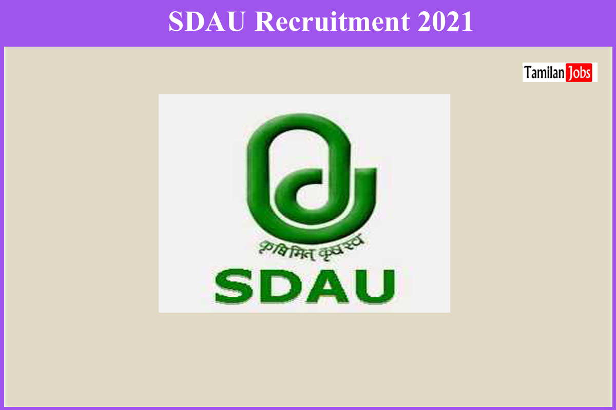Sdau Recruitment 2021