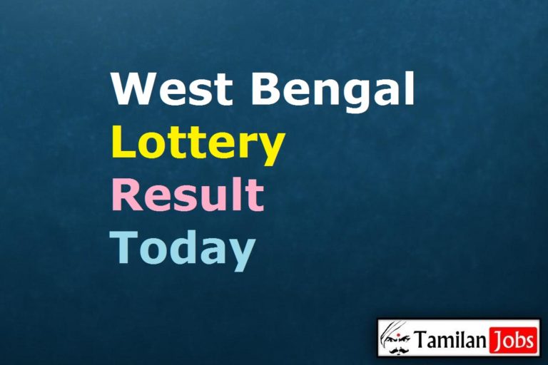 West Bengal State Lottery Result Live Today