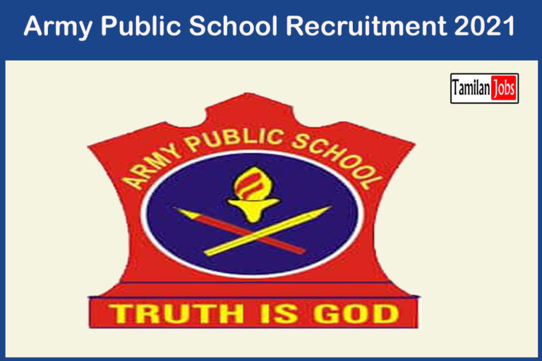 Army Public School Recruitment 2021 Out – Apply Online 58 Lab Technician Jobs