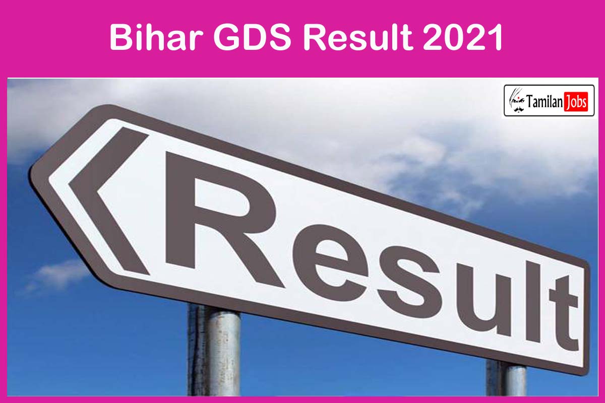 Bihar GDS Result 2021