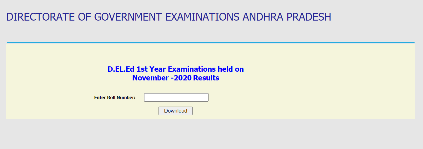 D.El.Ed 1st-year Result 2021