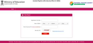 IGNOU Assistant Registrar Result 2021