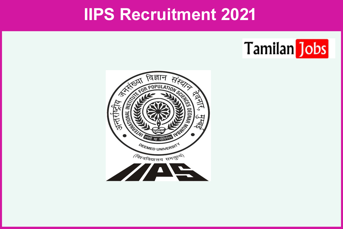 Iips Recruitment 2021