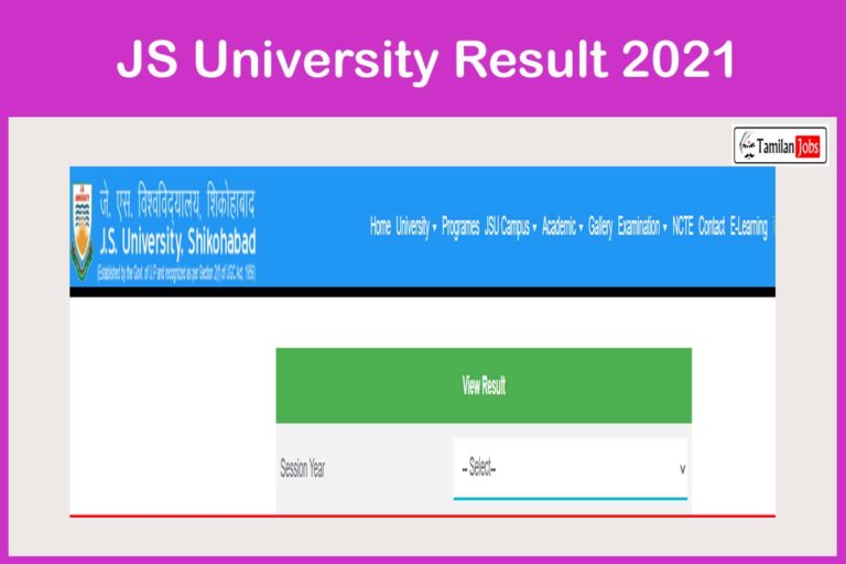 JS University Result 2021