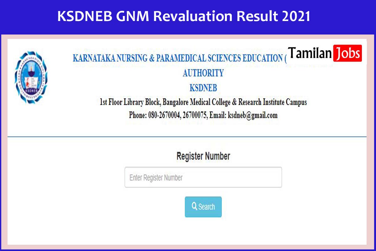 Ksdneb Gnm Revaluation Result 2021